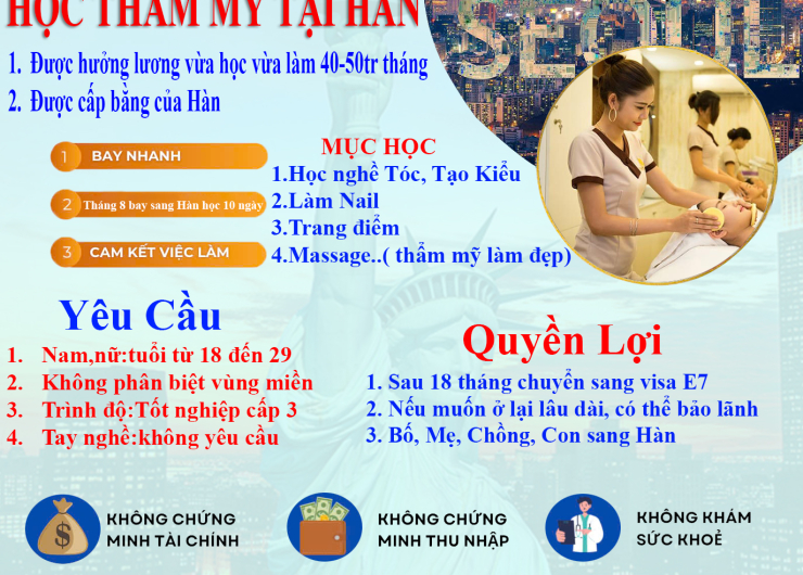 DU HỌC THẨM MỸ TẠI HÀN QUỐC