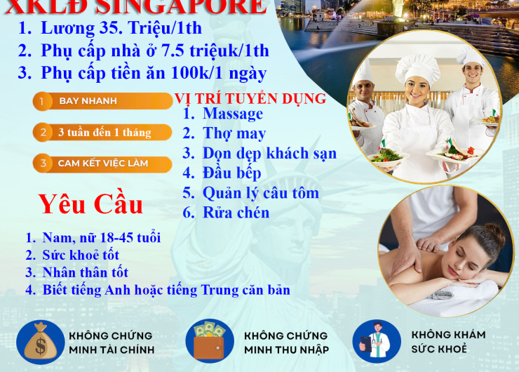 LAO ĐỘNG TẠI SINGAPORE